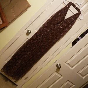 Brown cocktail dress Niki by Niki Livas